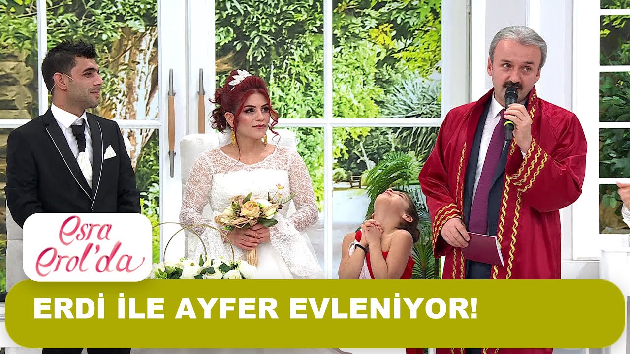 Erdi ile Ayfer Esra Erol'da evleniyor! - Esra Erol'da 8 Ocak 2021